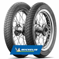 MICHELIN - PAR LLANTAS 90-90-21 y 120-80-18 ANAKEE STREET ¨MIXTA¨