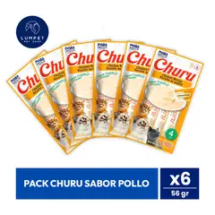 CHURU - Pack X6 Sabor Pollo
