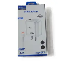 SUPER - Cargador 35W USB-C + Cable Tipo-C Compatible iPhone 15 Samsung S24 Xiaomi iPad - Fast Charging-