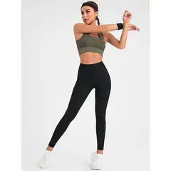 GENERICO - Leggings Calentadores Mujer Invierno Micro Polar Negro