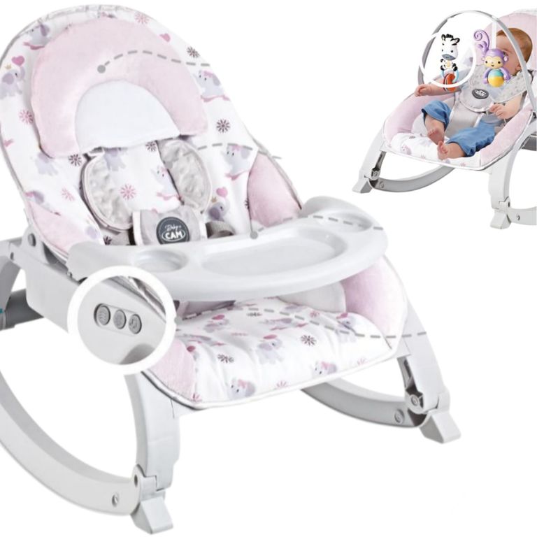Mecedora de Bebe Multifunción BABY ROSADO