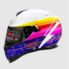 UNIVERSAL - CASCO MOTO HOKEN FF869 CORE BLANCO MATE