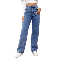 TIOZONEY - Jeans ajustados de cintura alta