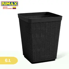 RIMAX - Papelera Fique 6 Litros RIMAX.
