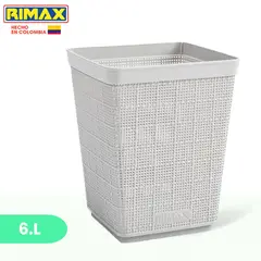 RIMAX - Papelera Fique 6 Litros RIMAX.