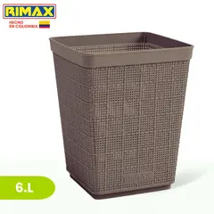 RIMAX - Papelera Fique 6 Litros RIMAX.