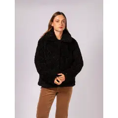 TOMMY HILFIGER - CASACA W SHORT SHEARLING JACKET TH