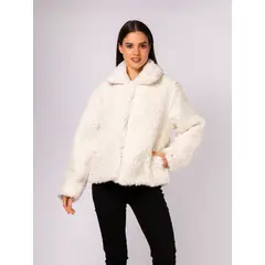 TOMMY HILFIGER - CASACA W SHORT SHEARLING JACKET