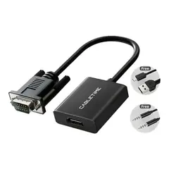 GENERICO - Adaptador VGA a HDMI CABLETIME CP54B 1080P