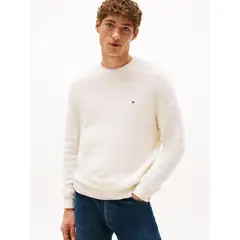 TOMMY HILFIGER - SWEATER STRIPE STRUCTURE C NK TH