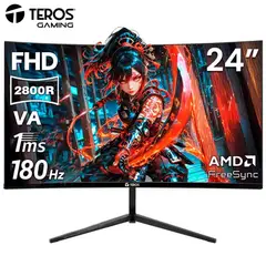 Teros - Monitor 24 Gaming TE-2476 Curvo FHD VA 180Hz 1ms