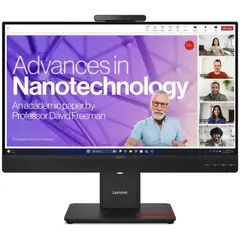 LENOVO - Monitor ThinkVision T24-4v, 24 WLED IPS, 120Hz, 4ms, Pivote, Cámara Web, Parlante
