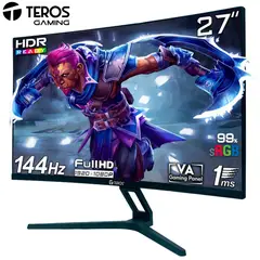 Teros - Monitor TE-2734S, 27 Curvo FHD VA, 144Hz, 1ms, Parlante