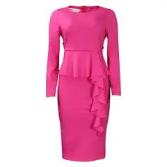 TIOZONEY - Vestidos lápiz para mujer de tallas grandes