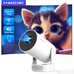 MAGCUBIC - Proyector HY300 PRO+ 290Ansi 4K Android13 Wifi Bluetooth