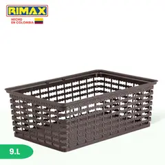 RIMAX - Canasta Deco Grande Wengue 9L RIMAX.