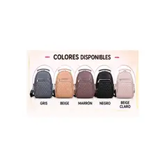GENERICO - MOCHILA IMPERMEABLE CON CORREA PARA DAMA