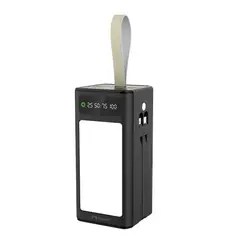 MICCELL - Power Bank 50000mAh PD 22.5W con Linterna para Camping y Emergencia