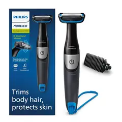 PHILIPS - Depiladora Norelco Bodygroom Series 1100, BG102660 Inalámbrica Portatil