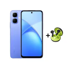 INFINIX - SMART 10 COLOR AZUL - 4+4RAM 256GB- 4G + (AUDIFONOS DE REGALO) - REGISTRADO