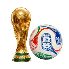 ADIDAS - KIT COPA MUNDIAL 2026 36 CM + PELOTA TRIONDA CLUB #5