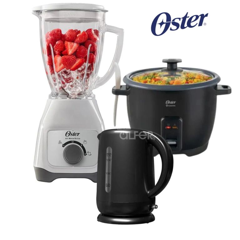 Combo Licuadora + Hervidor + Olla Arrocera 1.8 LT