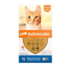 ADVOCATE - 4 kg - Pipeta antipulgas para gatos