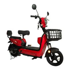 JEFF BIKE - BICIMOTO MODELO ADVENTURE COLOR ROJO 40KM AUTONOMIA 35KMH VEL.MAX CON BATERIA DE GRAFENO