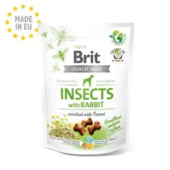 BRIT - Crunchy Snack Insects With Rabbit 200gr