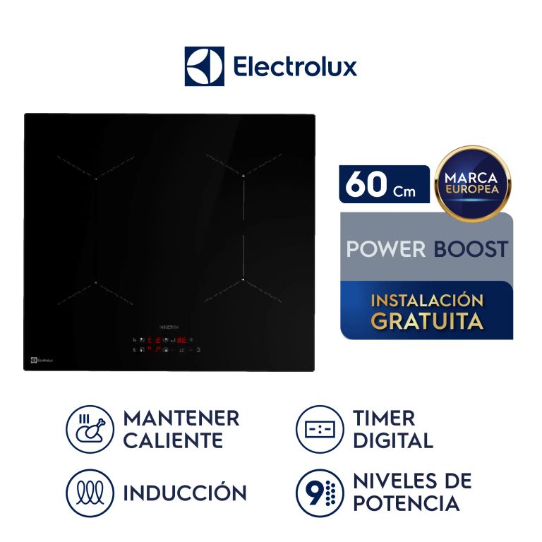 Encimera de inducción 4 hornillas 60 centímetros Mesa Vitrocerámica IE4TW