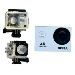 SEISA - Camara Deportiva 4K Ultra HD 16Mp Resistente al Agua