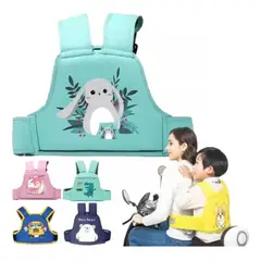 OEM - Arnes Para Niños Cinturón Seguridad Motocicletas Ajustable