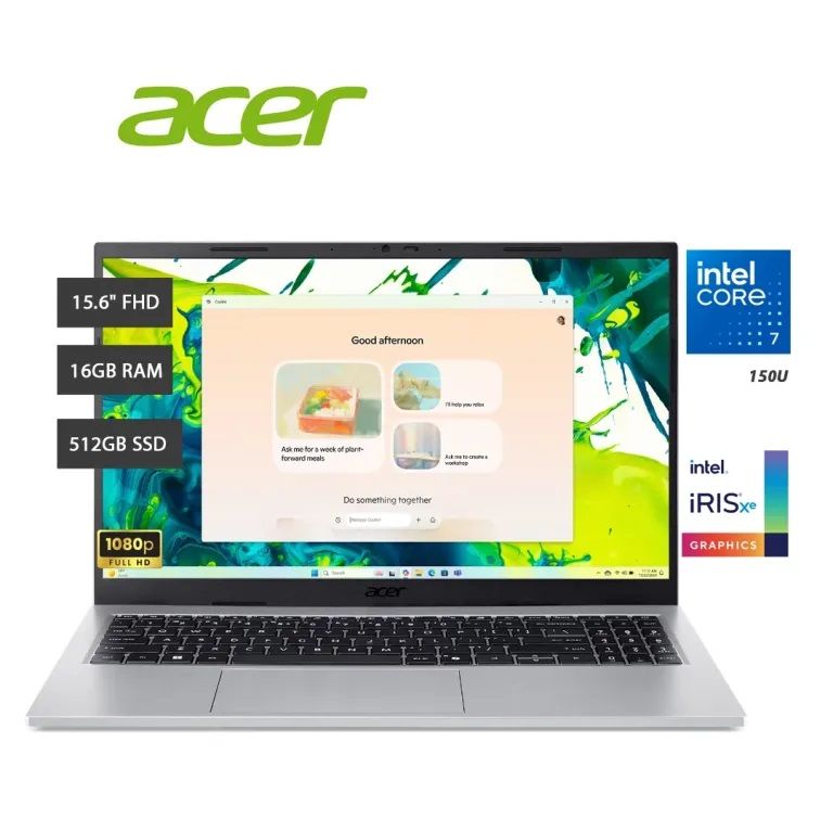LAPTOP ASPIRE GO 15 AG15-72PU2 I7-150U/16GB/512SSD/15.6"