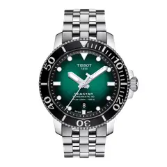 Tissot - Reloj para Hombre Seastar 1000 43mm Plata y Verde