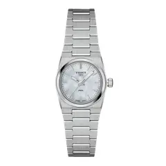 Tissot - Reloj para Mujer PRX 25mm Plata y Madreperla