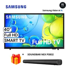 SAMSUNG - Televisor 40 FHD Smart TV UN40F6000F + Soundbar Nex