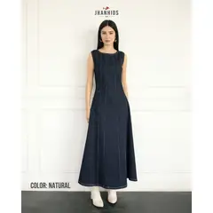 JHAN HIDS - Vestido denim stretch Mei
