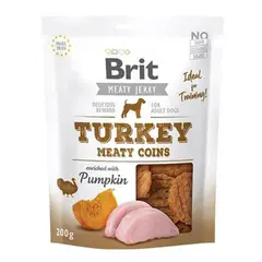 BRIT - Meaty Jerky Snack Turkey Meaty Coins 80gr - Perros Adultos