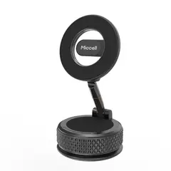 MICCELL - Soporte Magnético para Celular de Auto con Ventosa, Base Antideslizante y Rotación Ajustable