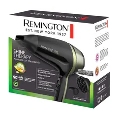 REMINGTON - Secadora Cabello Profesional Shine Therapy Verde