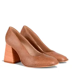 ALMUDENA MILIANI - CALZADO DAMA CUERO VELARIA CAFE