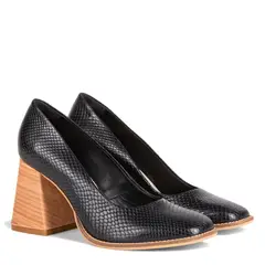 ALMUDENA MILIANI - CALZADO DAMA CUERO VELARIA NEGRO