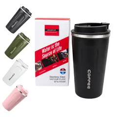 OEM - Vaso Térmico de Acero Inoxidable 500 ml con Tapa Antiderrame