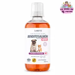 GENERICO - Suplemento para perros y gatos Bendito Salmon AD3E- OMEGA 3 de 200ml