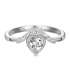 GENERICO - Anillo de compromiso Gnoce Corazón y Corona