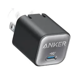 Anker - Cargador de Pared Zolo 30W USB-C Carga Rápida PD Negro