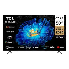 TCL - TELEVISOR MINI LED 50 UHD 4K SMART TV 50C6KS