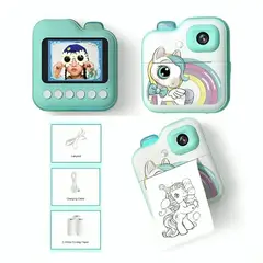 GENERICO - Cámara de Impresión Instantánea Digital Premium para Niños y Niñas