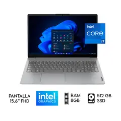 LENOVO - LAPTOP V15 INTEL CORE i7-13620H RAM 8GB SSD 512GB 15.6 FHD» GRIS