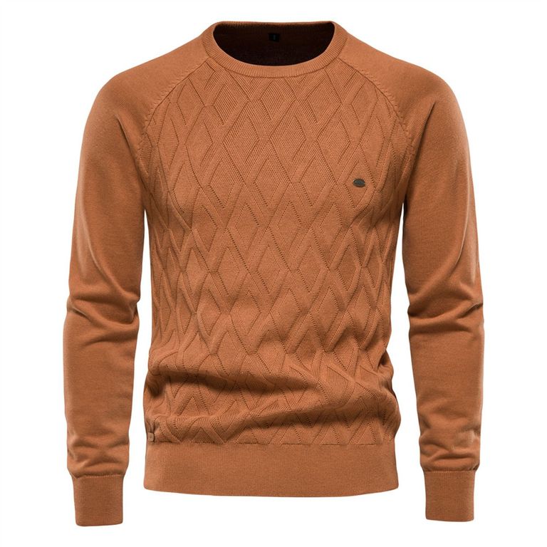 Polera Manga Larga Algodón Hombre